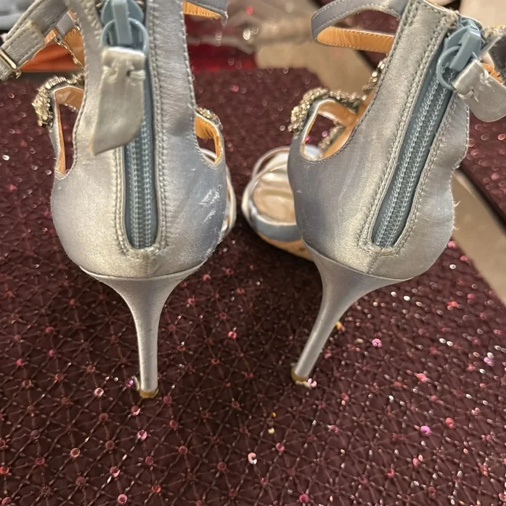 Badgley Mischka evening heels size 8 - Picture 5 of 6